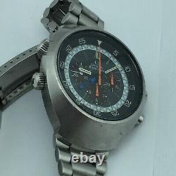 Vintage Omega Flightmaster Manual Wind Chronograph Gmt Cal 911 Ref 145.026