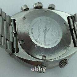 Vintage Omega Flightmaster Manual Wind Chronograph Gmt Cal 911 Ref 145.026