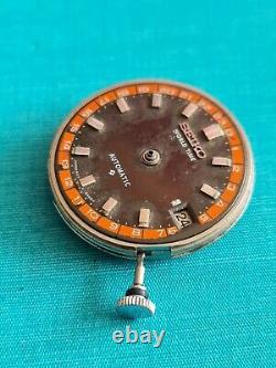 Vintage Original SEIKO Gmt world time Dial with 6117B Movement For Parts Working