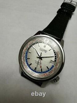 Vintage Rare 1960's Seiko Olympic World Time 6217-7000 Gmt Automatic Date