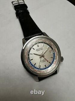 Vintage Rare 1960's Seiko Olympic World Time 6217-7000 Gmt Automatic Date