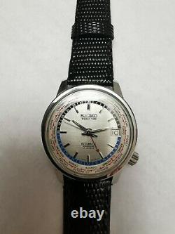 Vintage Rare 1960's Seiko Olympic World Time 6217-7000 Gmt Automatic Date