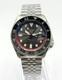 Vintage Refurbished Seiko 5 Sports GMT Gray Dial Analog Men's Wrist Watch