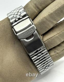 Vintage Refurbished Seiko 5 Sports GMT Gray Dial Analog Men's Wrist Watch