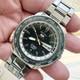 Vintage SEIKO 5 Sports Automatic Watch NH36A World Time Black Day Date GMT RUNS