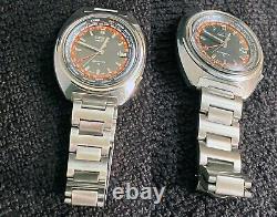 Vintage SEIKO 6117-6400 World Time GMT Automatic 1971 Super Nice