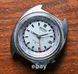 Vintage SEIKO Automatic World Time GMT 6117 6400 Watch AS IS PROJECT