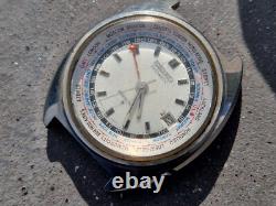 Vintage SEIKO GMT 6117 6400 World Time watch collectible automatic
