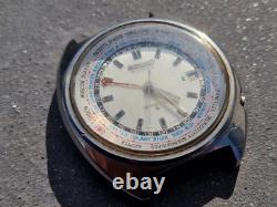 Vintage SEIKO GMT 6117 6400 World Time watch collectible automatic