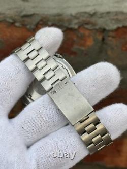 Vintage Seiko GMT World Time Automatic Day/Date Black Dial Watch 6117-6400