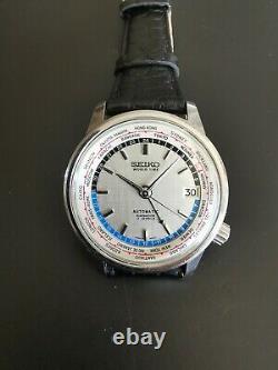 Vintage Seiko World Time 1st 6217-7000 Tokyo Olympic Automatic Mens Watch Japan