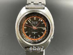 Vintage Seiko World Time 6117-6400 Automatic 1975, Tested, Rotating Bezel, Gmt