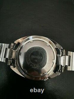 Vintage Seiko World Time GMT 6117-6400 Rare Linen Dial Excellent Condition