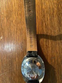 Vintage Seiko World Time GMT 6117-6400 Rare Linen Dial Great Condition