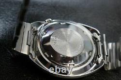 Vintage Seiko World Time automatic 6117-6400 White Dial With Bracelet GMT SS