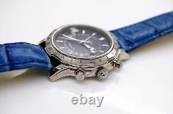 Vintage Tabbah Personal T's Gmt Automatic World Time Stainless Steel Watch