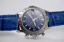 Vintage Tabbah Personal T's Gmt Automatic World Time Stainless Steel Watch