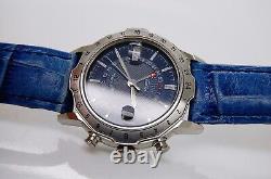 Vintage Tabbah Personal T's Gmt Automatic World Time Stainless Steel Watch