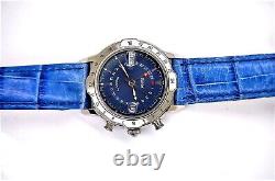 Vintage Tabbah Personal T's Gmt Automatic World Time Stainless Steel Watch