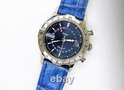 Vintage Tabbah Personal T's Gmt Automatic World Time Stainless Steel Watch