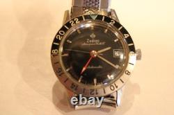 Vintage Zodiac Aerospace GMT 752.925 Watch Automatic 35mm Works