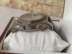 Vintage Zodiac Desert Master Zo7000 World Time Gmt Blue Dial Men Watch 44mm Rare