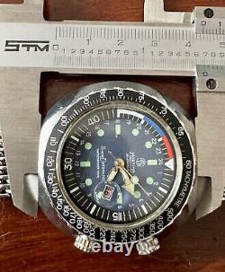 Vnt MORTIMA superdatomatic GMT world time diver date 24 hrs setting manual f. Men