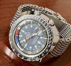 Vnt MORTIMA superdatomatic GMT world time diver date 24 hrs setting manual f. Men