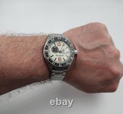 Vostok Amphibia GMT 03099A Russian Watch Automatic White Dial (20 ATM)