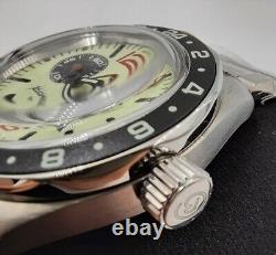 Vostok Amphibia GMT 03099A Russian Watch Automatic White Dial (20 ATM)