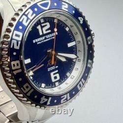 Vostok Amphibia Reef Automatic 24hr GMT Blue Men's 42mm Watch 2426.01/080493