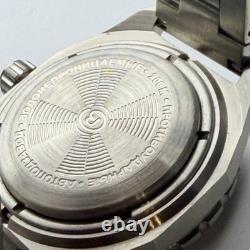 Vostok Komandirskie Automatic GMT Russian Military Stainless Dive Watch 650539
