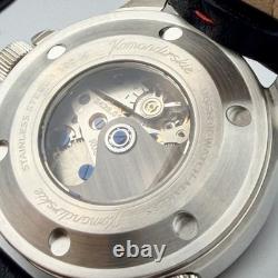 Vostok Komandirskie K-34 Automatic Dual Time GMT Black Dial Watch 2426/470612