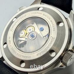 Vostok Komandirskie K-34 Automatic Dual Time GMT White Dial Watch 2426/470767