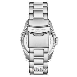 Voyager GMT 4017 Quartz GMT 42mm Diver Silver/Stainless Steel Black Dial Wrist