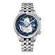 Welly Merck Automatic Mechanical Men's Watch 10ATM World Time Sapphire Luminous