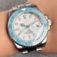 White Dial Luminous NH34 GMT Sky Blue 200M Dive Automatic Men Watch Sapphire