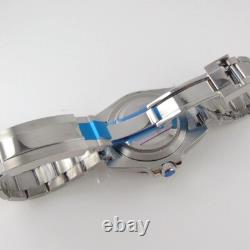 White Dial Luminous NH34 GMT Sky Blue 200M Dive Automatic Men Watch Sapphire