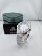 WishDoit GMT Swiss Quartz White Dial 41mm Sapphire Full Kit Warranty Card
