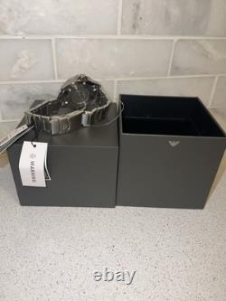 World Explorer Gmt Dual Time Stainless Steel Watch Retail $395 (nwt)