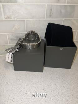 World Explorer Gmt Dual Time Stainless Steel Watch Retail $395 (nwt)