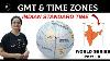 World Map Gmt Time Zones U0026 Indian Standard Time Concept U0026 Numericals