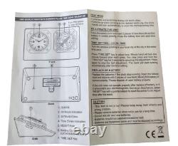 XEROX GMT World Timer Airplane Time Zone Selector Table Top Decor Dubai