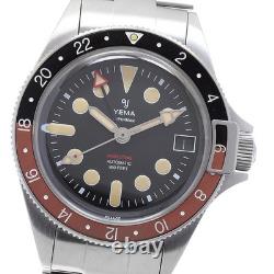YEMA Superman GMT YGMT21B39-CMS Date black Dial Automatic Men's Watch 933555