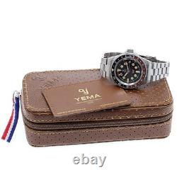 YEMA Superman GMT YGMT21B39-CMS Date black Dial Automatic Men's Watch 933555