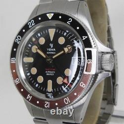 YEMA Superman World Time GMT Automatic Men's Watch from JP