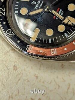 Yema Superman Worldtime Gmt Coke Automatic, Made In France, 39 MM