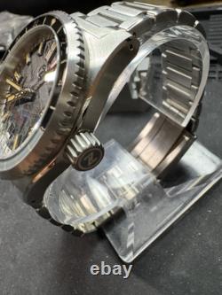 Zelos Blacktip Meteorite GMT 41mm Stainless Steel Automatic Men's Watch