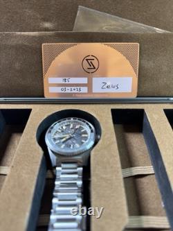 Zelos Blacktip Meteorite GMT 41mm Stainless Steel Automatic Men's Watch