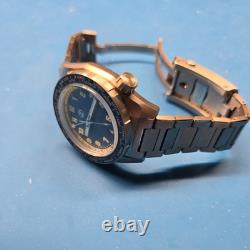 Zelos Thresher World Timer Titanium Wristwatch 41mm MOP